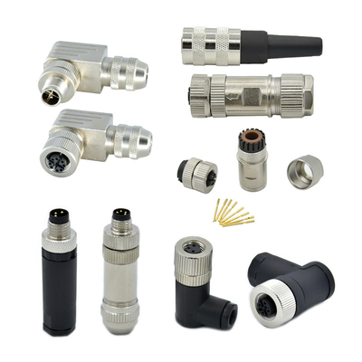 IP68 impermeável do conector 2 - 17 do fio de M5 M8 M12 M16 M23 montagem do painel do Pin