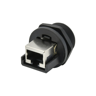 Conector Rj45 à prova d'água impermeável de Jack 8P8C da montagem do painel Rj45 de CuZn PA66