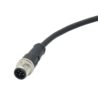 Conector de cabo M12 impermeável travamentos de Pin Solder do código 3 - 17 de B D uns X/parafuso