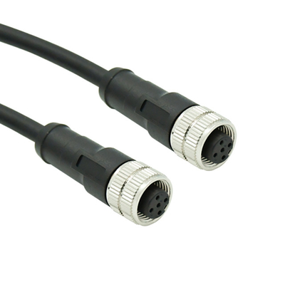 o conector de cabo impermeável de 250V M12 UM B D X codificou 4 Pin Cable Connector