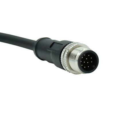 o conector de cabo impermeável de 250V M12 UM B D X codificou 4 Pin Cable Connector