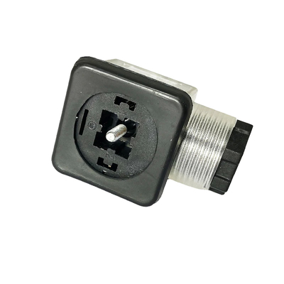 Conector de válvula de solenoide de acoplamento de automação industrial com material de aço inoxidável