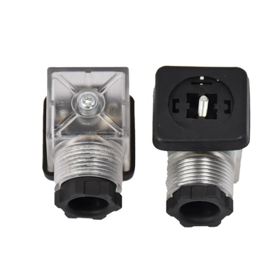IP68 0.2A 24V conector de válvulas solenoide para a faixa de temperatura 0-120C