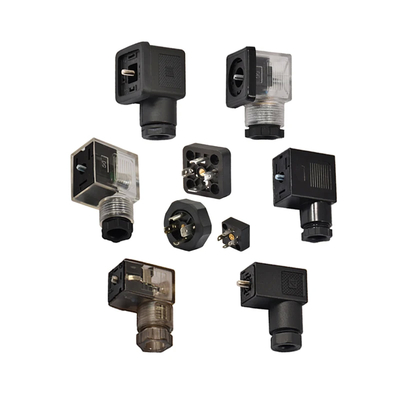 Conector de válvula solenoide de tensão de 24v 0.2A com ligação roscada Tipo 1/4
