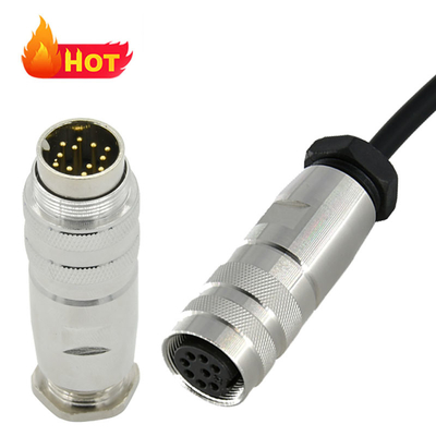 RIGOAL M16 Conector à prova d'água 2-3-4-5-6-7-8-12-14-16-19-24-Core Homem / Mulher"