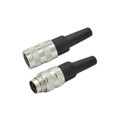 Conector impermeável M16 com material isolante PBT e placa de contato Au ouro/ouro