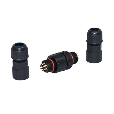Conector de cabo à prova d'água estável Od 10,0 mm de revestimento de estanho para solução de iluminação óptima e duradoura