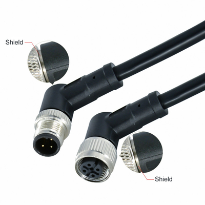 Conector M12 seguro à prova d'água para a Internet Industrial das Coisas IIoT