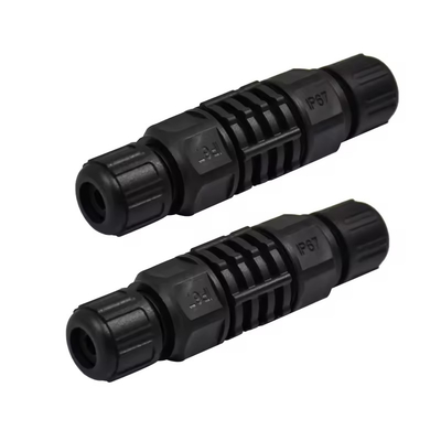 Cat6a RJ45 Conectores de painel fechado de plástico para equipamentos Cat6a Impermeável através de cabo LAN Ethernet Impermeável