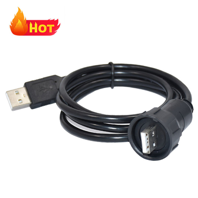 Acoplamentos circulares de plástico para cabos USB de tipo 1 com certificação ISO 9001