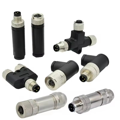 Conector à prova d'água IP68 com porca de acoplamento de latão