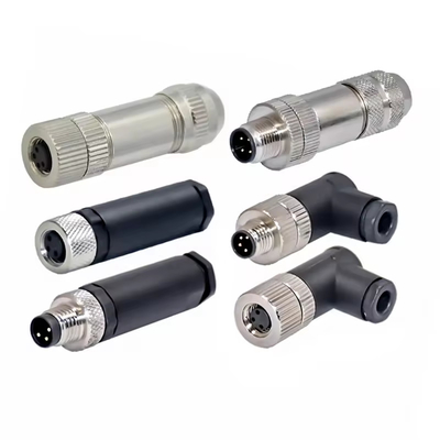 Conector à prova d'água IP68 com porca de acoplamento de latão
