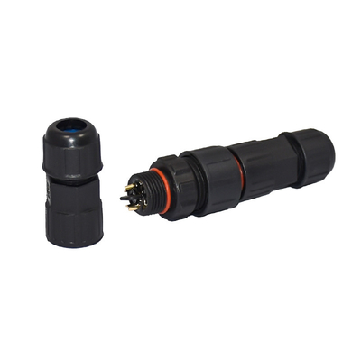 Conector à prova d'água de alta corrente para iluminação LED, etc. Tensão nominal AC 250V