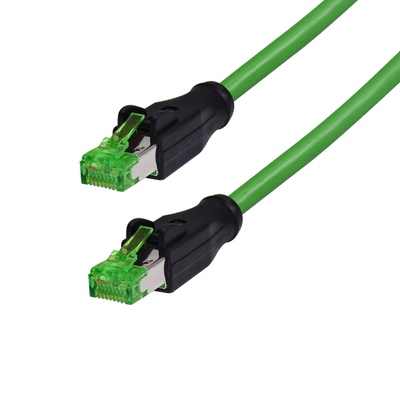 4A Classificado M12 a RJ45 Conector IP67 Impermeável Homem Feminino