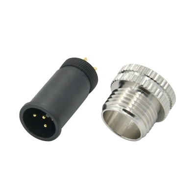 M12 Conector circular IP68 impermeável 3-17 pines Homem Feminino