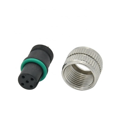 M12 Conector circular IP68 impermeável 3-17 pines Homem Feminino