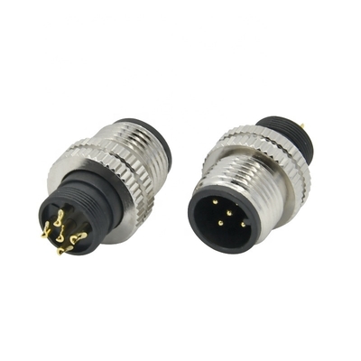 M12 Conector circular IP68 impermeável 3-17 pines Homem Feminino