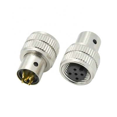 M12 Conector circular IP68 impermeável 3-17 pines Homem Feminino