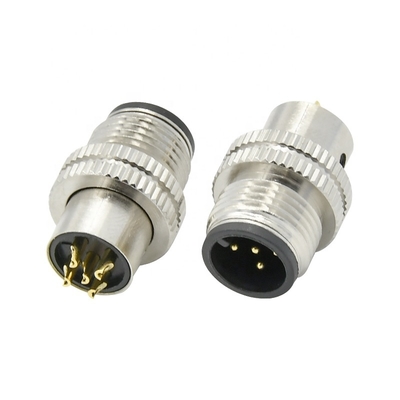 M12 Conector circular IP68 impermeável 3-17 pines Homem Feminino