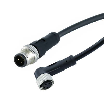 Conector à prova d'água M12 Macho para M8 Macho IP67 IP68 Contatos de Latão