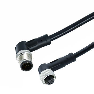 Conector à prova d'água M12 Macho para M8 Macho IP67 IP68 Contatos de Latão