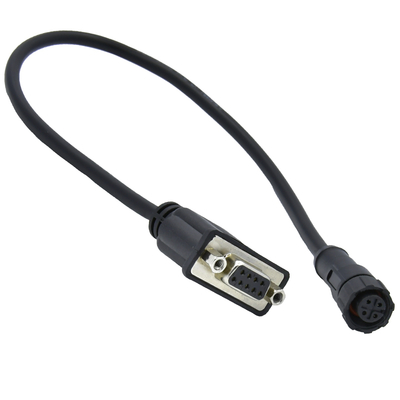 M12 para D-Sub Conector à prova d'água IP68 DB9 DB15 DB25 DB37