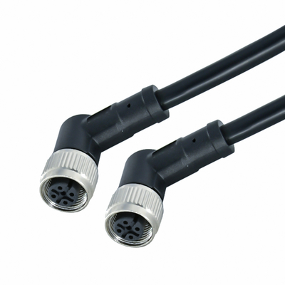 M12 Conector à prova d'água Homem Fêmea 3-17 Pin IP68 Revestido de Ouro