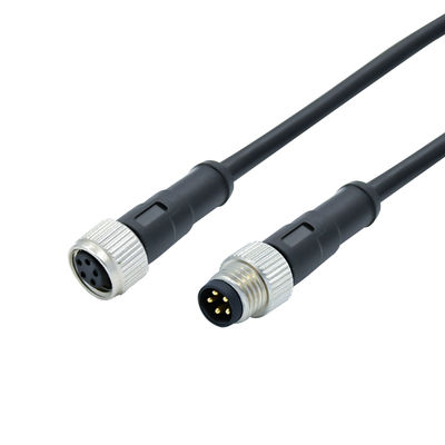 IP67/IP68 M8 Waterproof Connector with 3-8 Pin Options and PA66+GF20% Insert for Industrial Applications