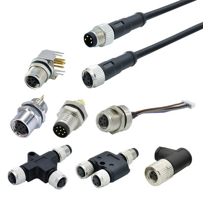 Rigoal IEC61076-2-101 M8 Waterproof Connector Male Female PCB Mount for Automotive and Sensor Applications