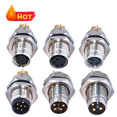 Rigoal M8 Conector Aviação impermeável IP67/IP68 3-8 Pin 250V