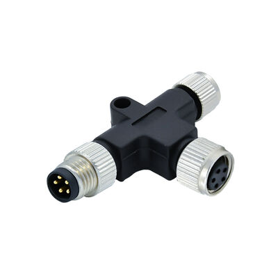 Fornecimento de fábrica M8 conector à prova d'água soquete header tipo T 34568 pinos macho e fêmea header suporte personalizado