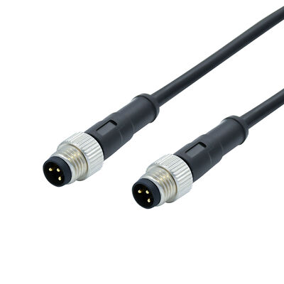 Conector à prova d'água M8 Tipo A de 5 pinos Conector de sensor automotivo à prova d'água M8 Fabricante Suporta personalização