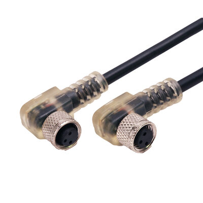 Conector à prova d'água M8 Tipo A de 5 pinos Conector de sensor automotivo à prova d'água M8 Fabricante Suporta personalização