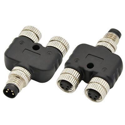 Rigoal Y Tipo 34568pin M8 Conector à prova d'água cabeçalho do soquete ABD Port Conector masculino e feminino IP68 fábrica
