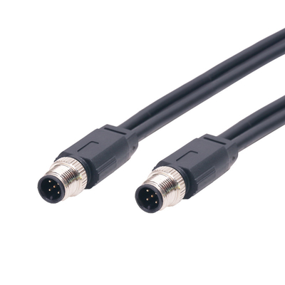 3 4 5 6 8 conector circular do Pin M8, conector de cabo PA66 impermeável IP67