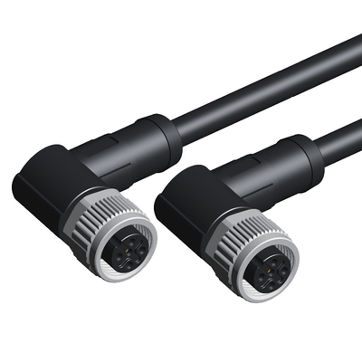 3 4 5 6 8 conector circular do Pin M8, conector de cabo PA66 impermeável IP67