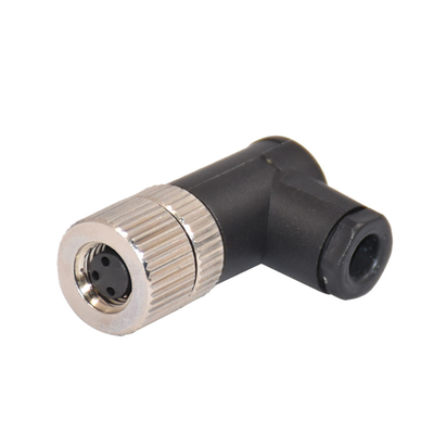 Conector fêmea impermeável reto do sensor do conjunto 3pin M8 para máquinas da automatização