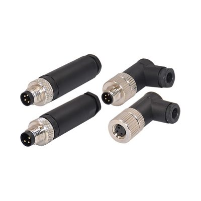 Conector fêmea impermeável reto do sensor do conjunto 3pin M8 para máquinas da automatização