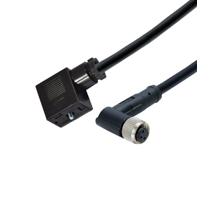 IP65 RUÍDO do conector de válvula do solenoide do B do UL M12 43650 TPU GF